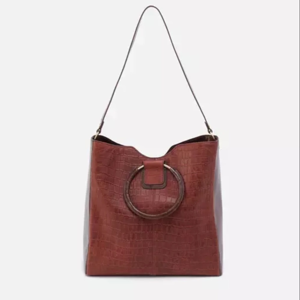 HOBO‎ - Heidi Tote Bag Purse Leather Straps Brandy Classic NWT